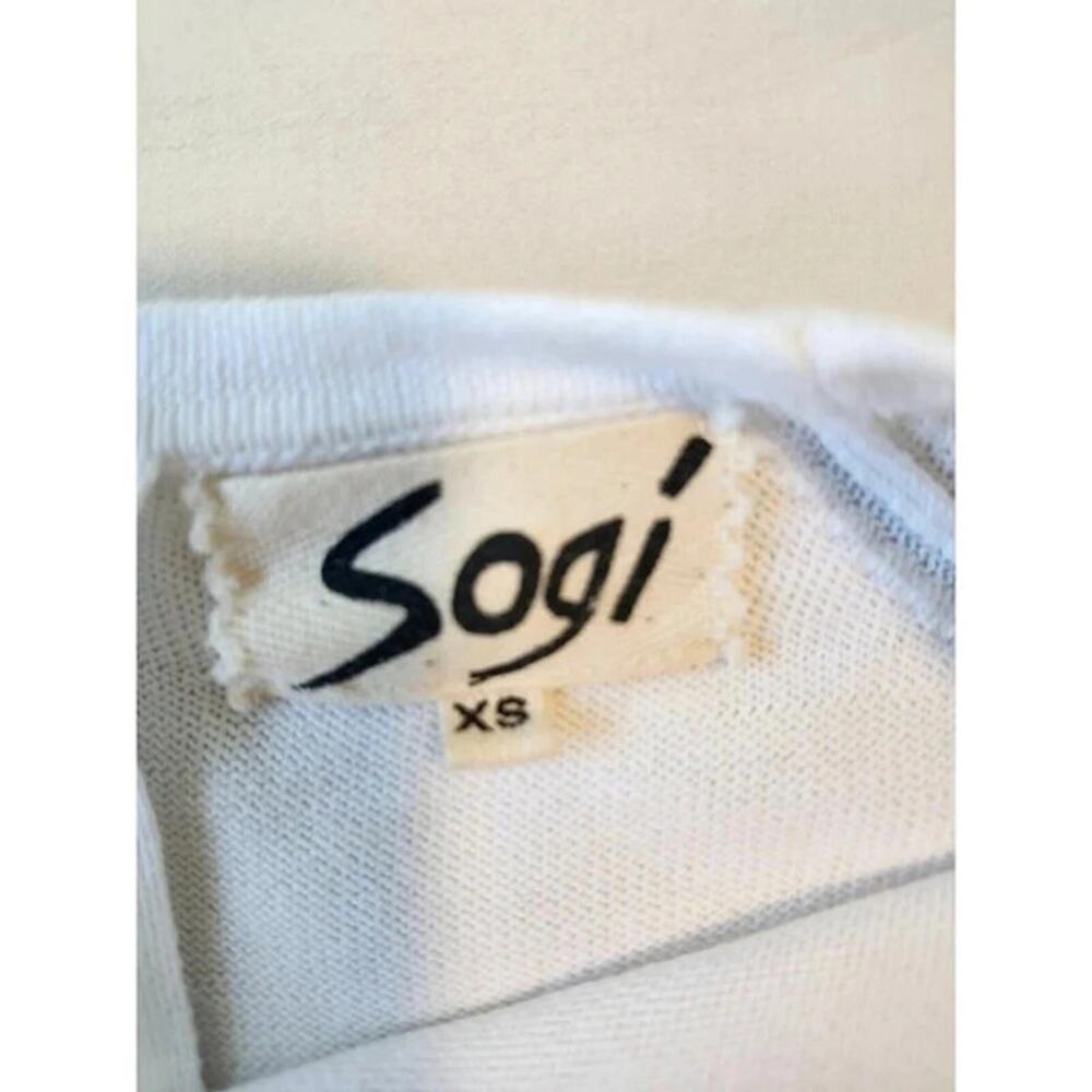 Sogi White Sweater XS 100% Cotton Athleisure Resortwear - Picture 6 of 11
